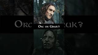 Orcs vs Uruks  Whats the Difference ringsofpower lordoftherings lotr ringsofpowerseason2 [upl. by Liponis]