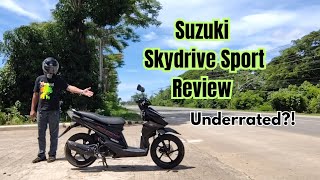 Suzuki Skydrive Sport ReviewTop Speedbrosmotorides6170 [upl. by Riabuz]