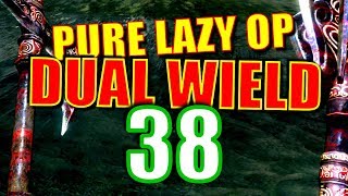 Skyrim Pure Lazy OP Dual Wield Walkthrough Part 38 Wiping Out the Forsworn Book of Love [upl. by Aiekal]