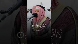 Surah Al Qiyamah soothing recitation by Sheikh Ahmad Al nufais [upl. by Aihseym244]