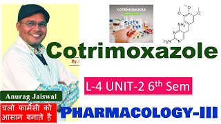 Cotrimoxazole Introduction Mechanism kinetics amp Therapeutic Use  L4 Unit2 PharmacologyIII 6th [upl. by Anawahs]