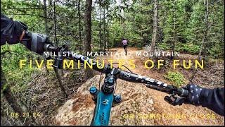 Five Minutes of Fun  Millsite at Maryland Mountain  MTB [upl. by Esila]