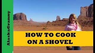 How To Cook On A Shovel With Charcoal Emergency Cooking Tips Tricks Hacks [upl. by Thinia]