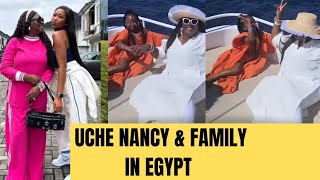 FULL VIDEO OF UCHE NANCY amp FAMILY VACATION TO EGYPT viralvideo soniauche chinenyennebeuchenancy [upl. by Harri]