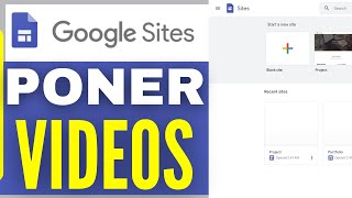 Cómo PONER VIDEOS en Google Sites Guía Completa 2024 [upl. by Sherr]