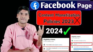 Facebook Monetize Content Policy Kese Hataye  Monetization Policies kaise hataye [upl. by Vaughn]