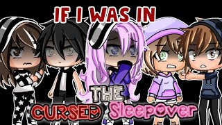 If I was in The Cursed Sleepover  Gacha Life  The Cursed Sleepover  Rabbit Adventures [upl. by Leonid]