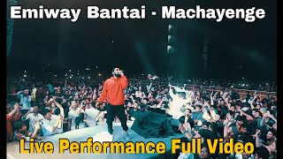 EMIWAY BANTAI  MACHAYENGE Live Performance Delhi Full Video New Video [upl. by Adnal338]