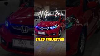 ALL NEW BRIO UPGRADE BILED PROJECTOR🔥 variasimobil biled biledprojector honda hondabrio [upl. by Fu]