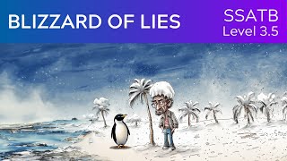 Blizzard of Lies SSATB Lv 35 arr David von Kampen  KerryMarshcom Score Preview [upl. by Wilen]