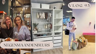 NEGENMAANDENBEURS 2024 BEGINNEN AAN DE BABYKAMER amp SHOPPEN  vlog95 zwanger [upl. by Mattox472]