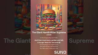 THE GIANT HAMBURGER song by linhmuzikagmailcom ampAI4 [upl. by Nyrmak716]