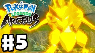 Kleavor Lord of the Woods  Pokemon Legends Arceus  Gameplay Walkthrough Part 5 Nintendo Switch [upl. by Rossner]