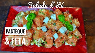 SALADE PASTÈQUE amp FETA recette végétarienne [upl. by Lamee]