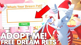 ❄️CHRISTMAS SPECIAL 2023😱YOU HAVE 24 HOURS TO GET YOUR DREAM PETS FOR FREE👀 ADOPT ME ROBLOX [upl. by Zeidman]