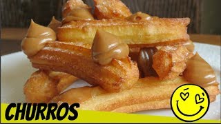 COMO FAZER CHURROS  Super Fácil  Dica Caseira [upl. by Pazit]