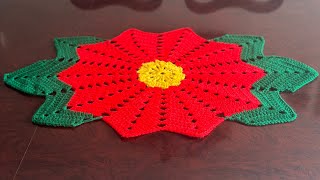 Hermoso Centro de Mesa paso a paso a Crochet 🧶 [upl. by Luamaj]