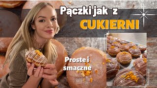 Domowe pączki jak z cukierni  Proste i pyszne  Tłusty czwartek  Ikke stress vlog [upl. by Anerat]