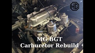 MGB GT CARB REBUILD [upl. by Salas]