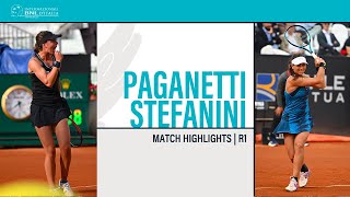 Lucrezia Stefanini  Vittoria Paganetti  ROME R128  Match Highlights IBI24 [upl. by Calvert]