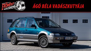 Honda Civic Shuttle 4WD Beagle 1995 – Totalcar Erőmérő [upl. by Ominorej990]