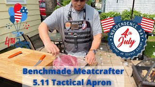 Happy 4th of July Benchmade 15500 Meatcrafter and 511 Tactical Apron Overview and Cut Testing [upl. by Onaicilef]