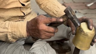 Brass Handmade Teacup☕️ making process🔥 thatheras handmade brass plssupport handycraft [upl. by Notnats]