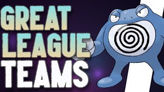 Best GREAT LEAGUE Teams  Top PVPoke Rankings  Pokemon GO Battle League [upl. by Ynej]