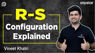 R S configuration Organic Chemistry  IIT JEE amp NEET  Vineet Khatri  ATP STAR NEET [upl. by Eardnoed795]