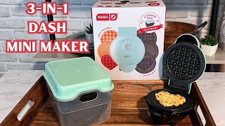 Dash MultiPlate Mini Maker Review  3 Mini Makers in 1 [upl. by Ewen]