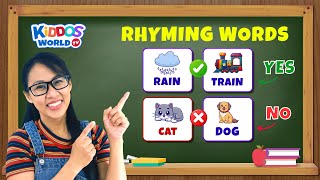 Does it Rhyme Learn Rhyming Words for Kindergarten  Teaching the Rhyming Words [upl. by Acirem]