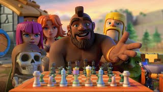 Clash Is Raiding Chess Clash of Clans Animation [upl. by Soirtemed]