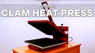 PixMax Clam Heat Press [upl. by Alaster541]