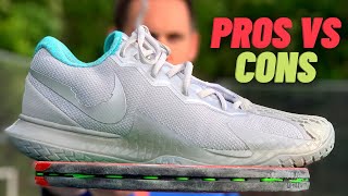 Real Foot Doctor Reviews Nike Air Zoom Vapor Cage 4 On Court [upl. by Atekihc]