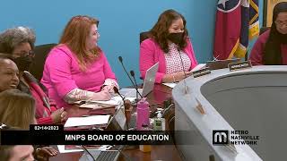 021423 MNPS Board Of Education [upl. by Adniral851]