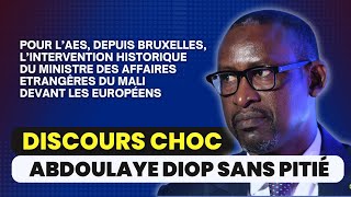 Les 4 vérités d’Abdoulaye Diop aux Européens “Avec ou sans vous l’AES va avancer” [upl. by Landan]