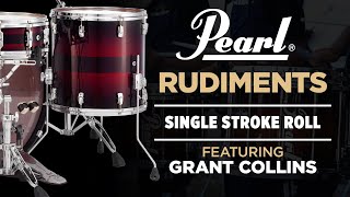 Pearl Drum Rudiments  Single Stroke Roll [upl. by Janelle]