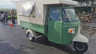 PIAGGIO APE CAMPER PROJECT Worlds smallest Campervan [upl. by Walley]