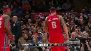 Deron Williams 38 points 8 3pointers vs Knicks full highlights [upl. by Htebazil8]