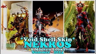 Nekros Voidshell Fashion frame Summer 2024 Warframe ArtFashion [upl. by Adnaerb]