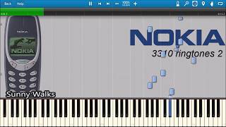 NOKIA 3310 RINGTONES IN SYNTHESIA 2 [upl. by Dahcir]