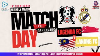 INTERNATIONAL FRIENDLY MATCH  LANANG FC VS LAGENDA FC [upl. by Dyrrej]