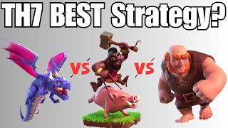 Top 3 Th7 Attack Strategies Clash of Clans 2023 [upl. by Azeria]