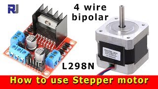 Control Position and Speed of Stepper motor with L298N module using Arduino [upl. by Pasol]