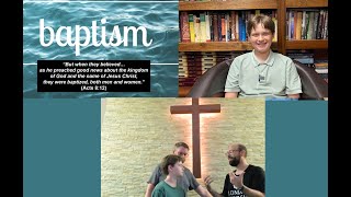 Testimony amp Baptism of Gavin Reesman 91524 [upl. by Seldan]