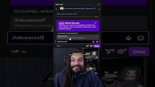 COMO COLOCAR CHAT APENAS PARA SEGUIDORES TWITCH [upl. by Hardden]