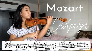 Practice With Me Mozart Violin Concerto no 3 in G Major cadenza Franko [upl. by Mcnalley]