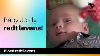 Baby Jordy kan met zijn navelstrengbloed levens redden [upl. by Dael]