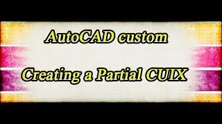 تخصيص الاتوكاد customization autocad [upl. by Shimberg564]