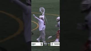 Lacrosse Goalie Scores UNBELIEVABLE FullField Goal 🚨shorts [upl. by Bartolemo198]